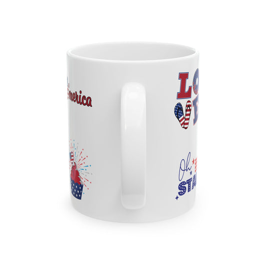 Bed Wine & Blue Mug — Patriotic 4th of July Coffee Cup (11oz/15oz)